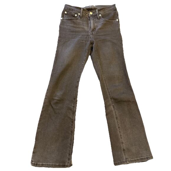 Madewell Jeans Women Size 25 Black Cali Demi-Boot Jean - Picture 1 of 15